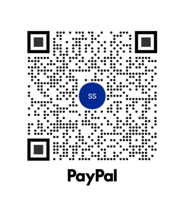 PayPal QR code for Oxsa Nepal donations